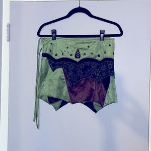 Adorable Wrap Mini Skirt Never Worn